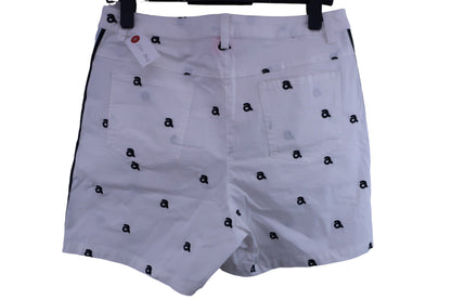 archivio(アルチビオ) ショートパンツ 白ロゴ柄 レディース 40 A757225 A-4