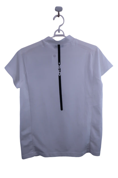 Callaway(キャロウェイ) 半袖モックネックシャツ 白 レディース L C22134250 A-5