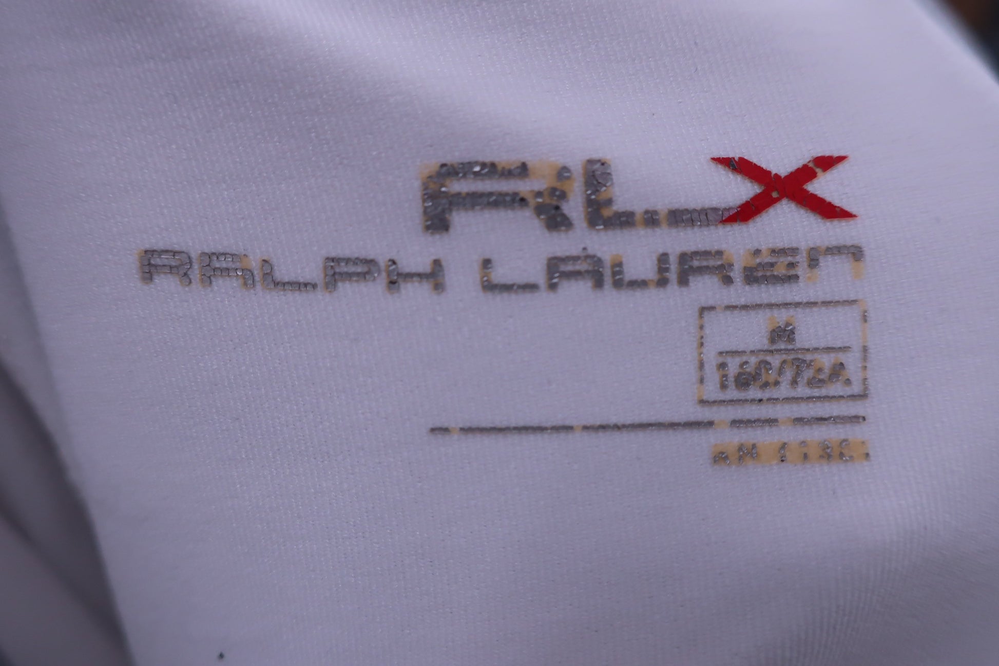 RLX RALPH LAUREN(アールエルエックス) スカート 白グレー総柄 レディース M A-6