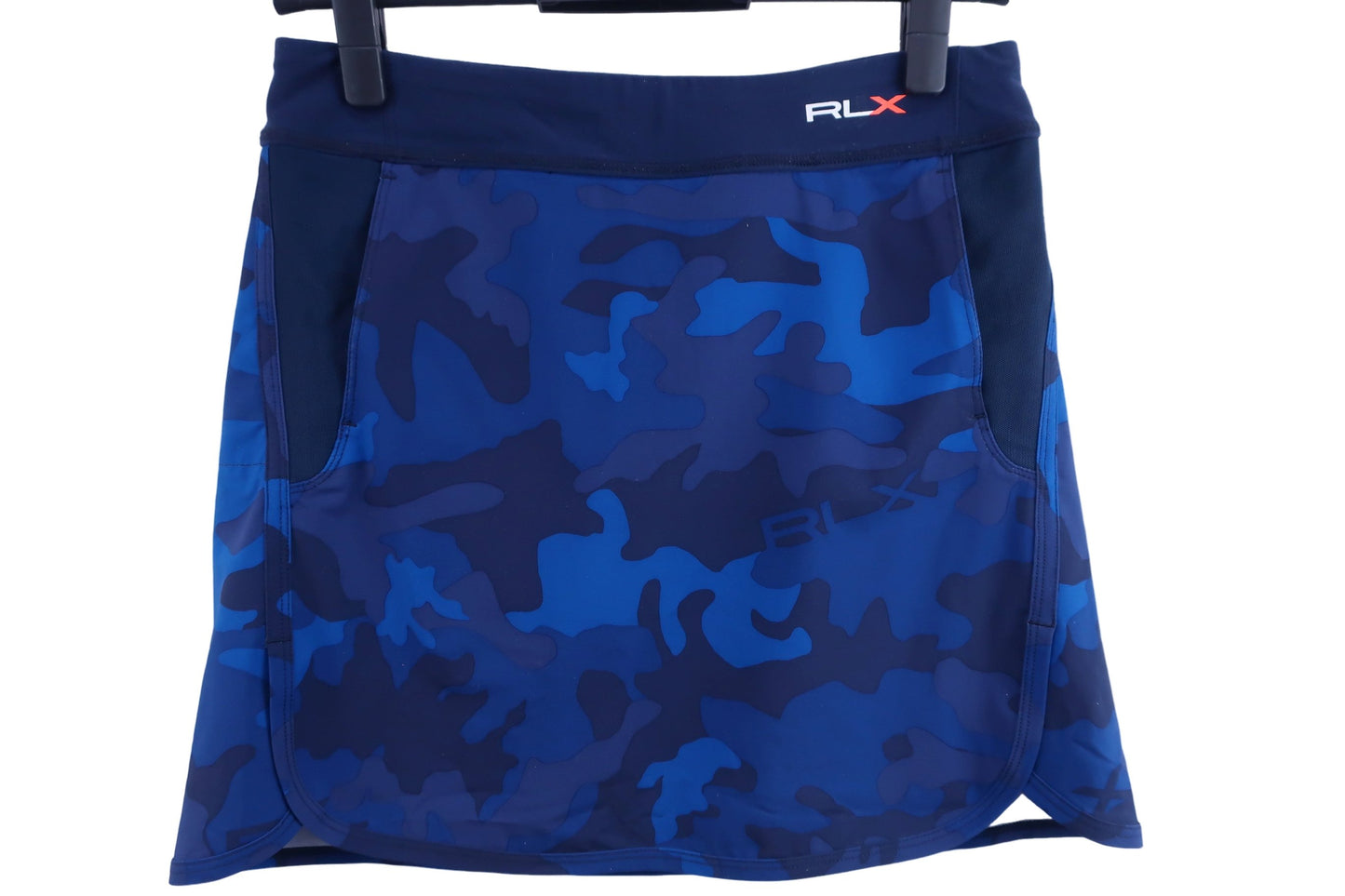 RLX RALPH LAUREN(アールエルエックス) スカート 青カモフラ柄 レディース XS A-1