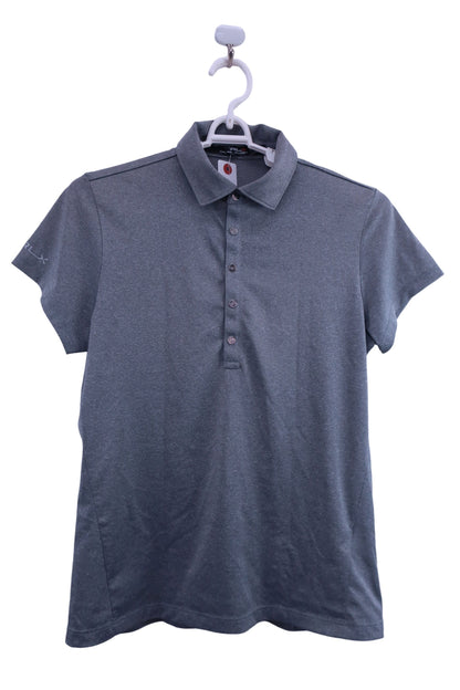 RLX RALPH LAUREN(アールエルエックス) ポロシャツ グレー レディース S A-1