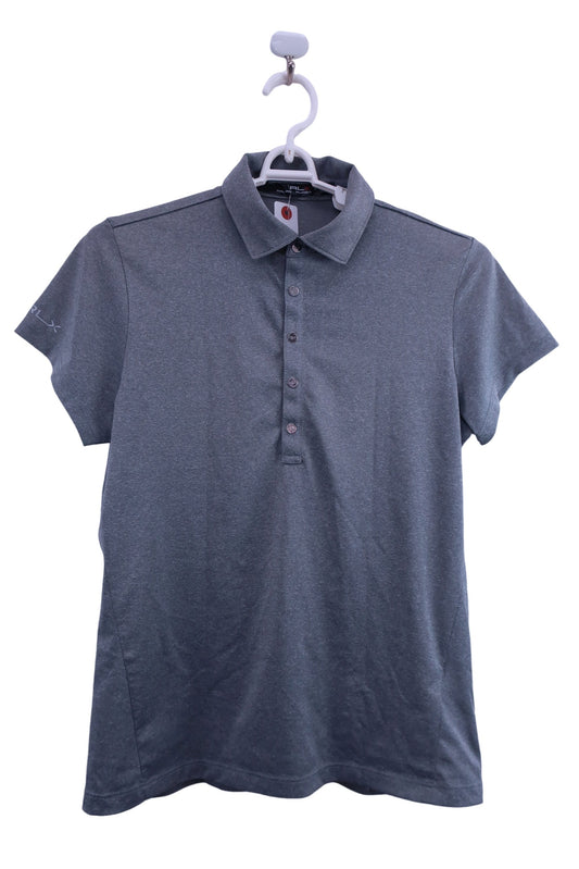 RLX RALPH LAUREN(アールエルエックス) ポロシャツ グレー レディース S A-1