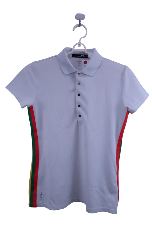 RLX RALPH LAUREN(アールエルエックス) ポロシャツ 白 レディース S A-1