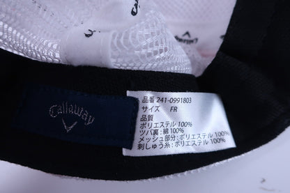 Callaway(キャロウェイ) キャップ 赤白ストライプ レディース フリーサイズ B-7