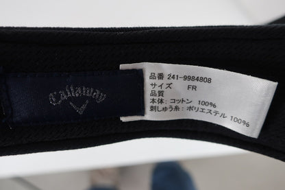 Callaway(キャロウェイ) サンバイザー 黒 レディース フリーサイズ A-6
