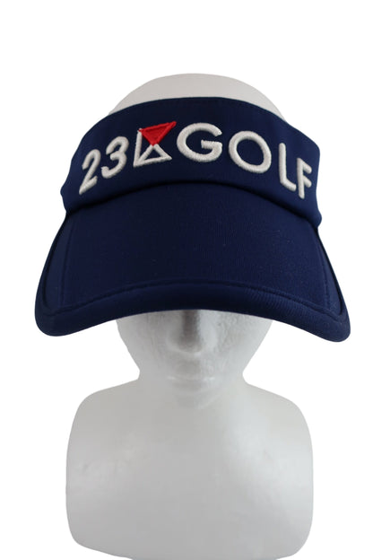 23区 GOLF(23区ゴルフ) サンバイザー ネイビー レディース フリーサイズ A-2