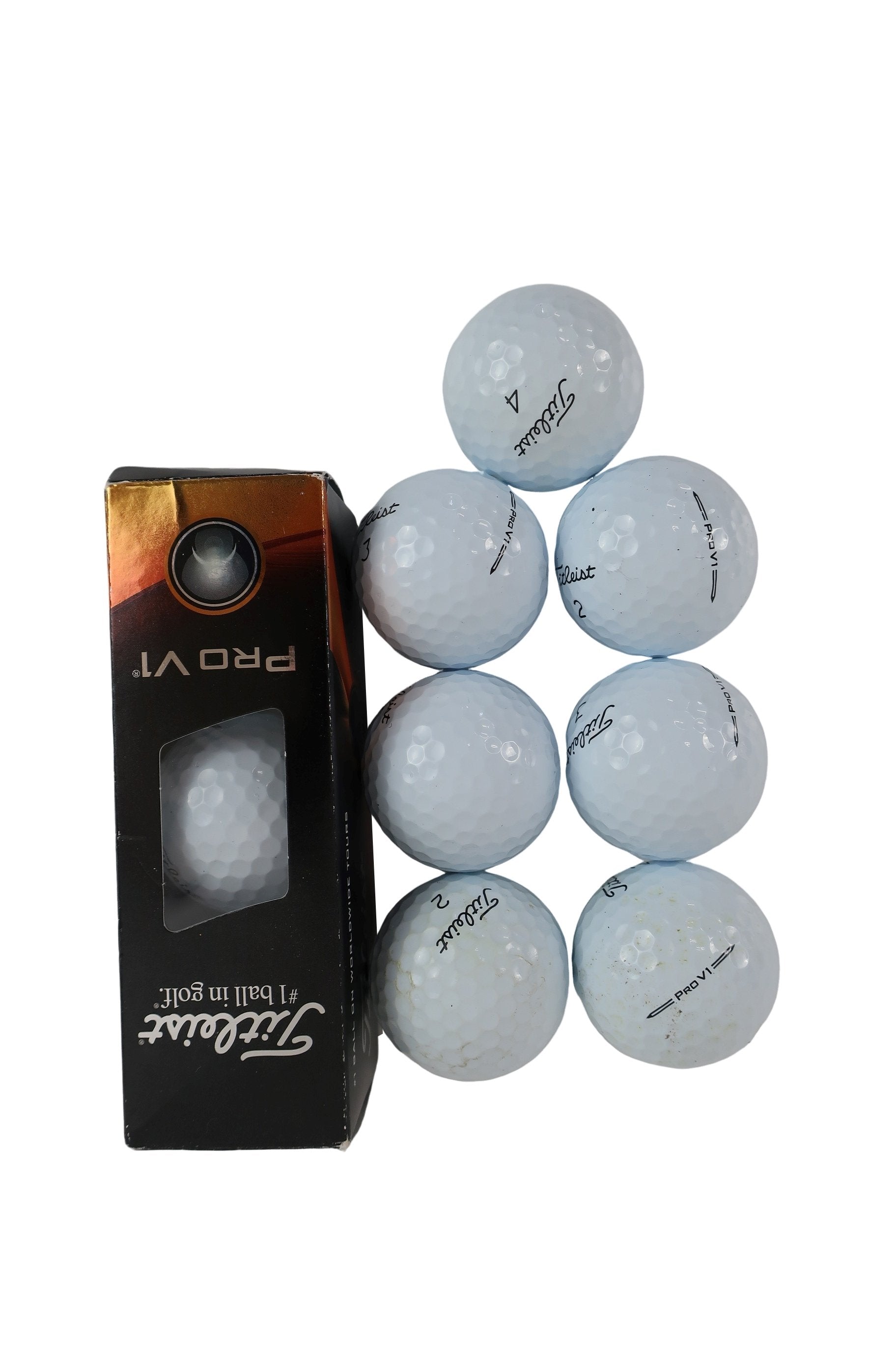 Titleist(タイトリスト) ゴルフボール 白 1スリーブ+7球 PRO V1 2023年 S-1