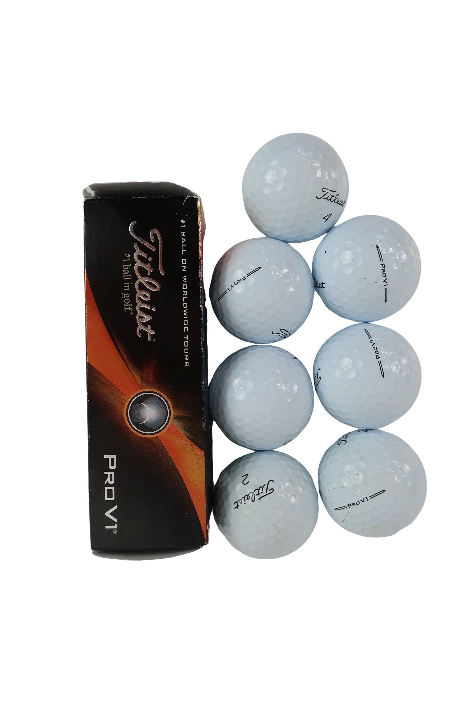 Titleist(タイトリスト) ゴルフボール 白 1スリーブ+7球 PRO V1 2023年 S-2