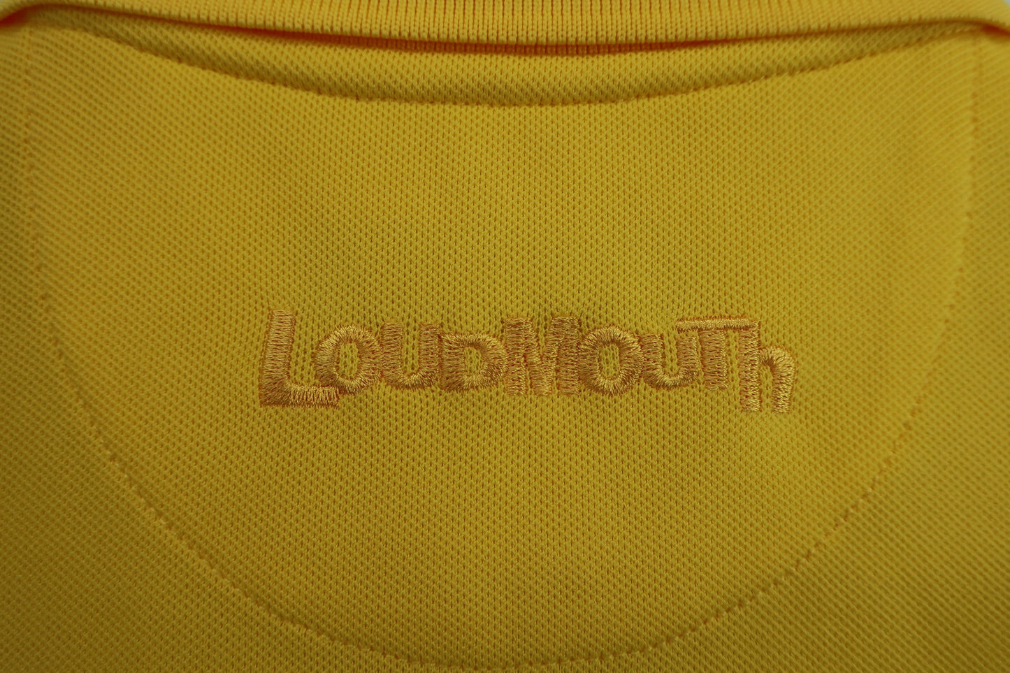 LOUDMOUTH(ラウドマウス) ポロシャツ 黄色 メンズ M A-5