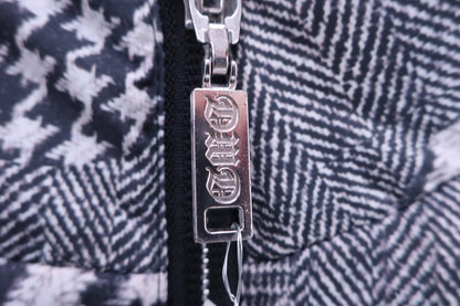 Dance With Dragon(ダンスウィズドラゴン) ナイロンベスト 白黒総柄 メンズ 3 D2-530700 A-4