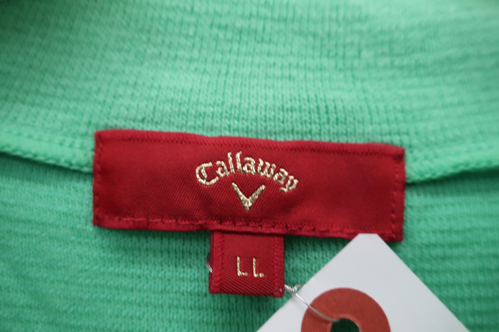 Callaway(キャロウェイ) 長袖モックネックシャツ 黄緑 メンズ LL R21233108 A-3