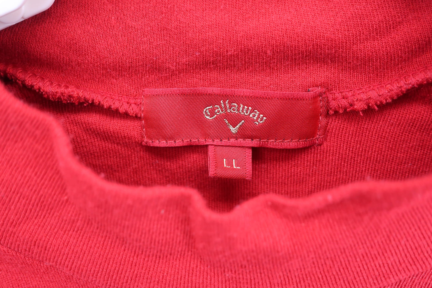 Callaway(キャロウェイ) 長袖モックネックシャツ 赤 メンズ LL R21233106 A-2