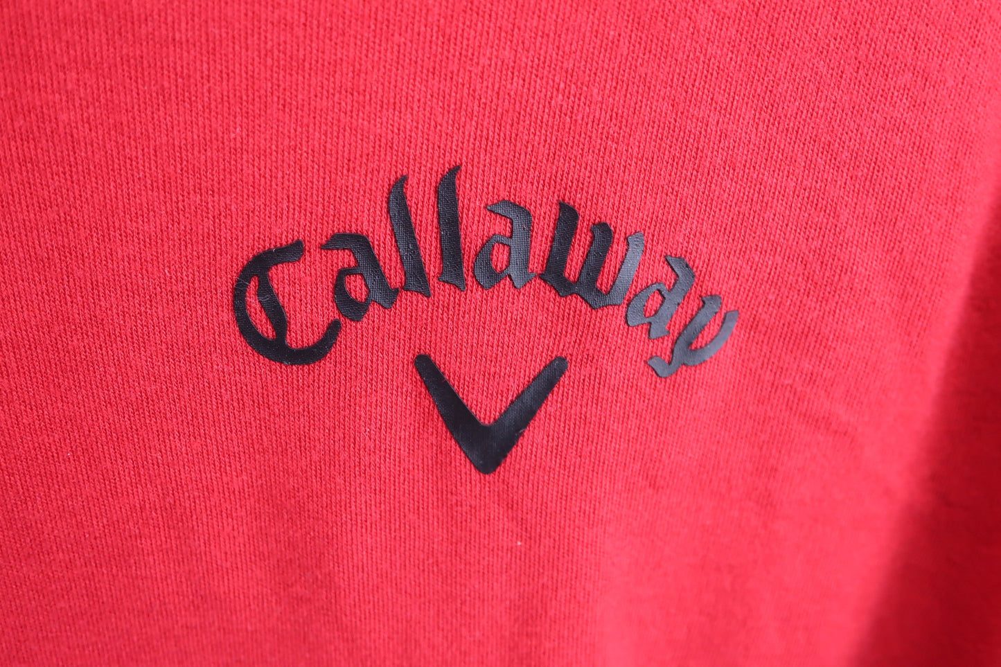 Callaway(キャロウェイ) 長袖モックネックシャツ 赤 メンズ LL R21233106 A-3