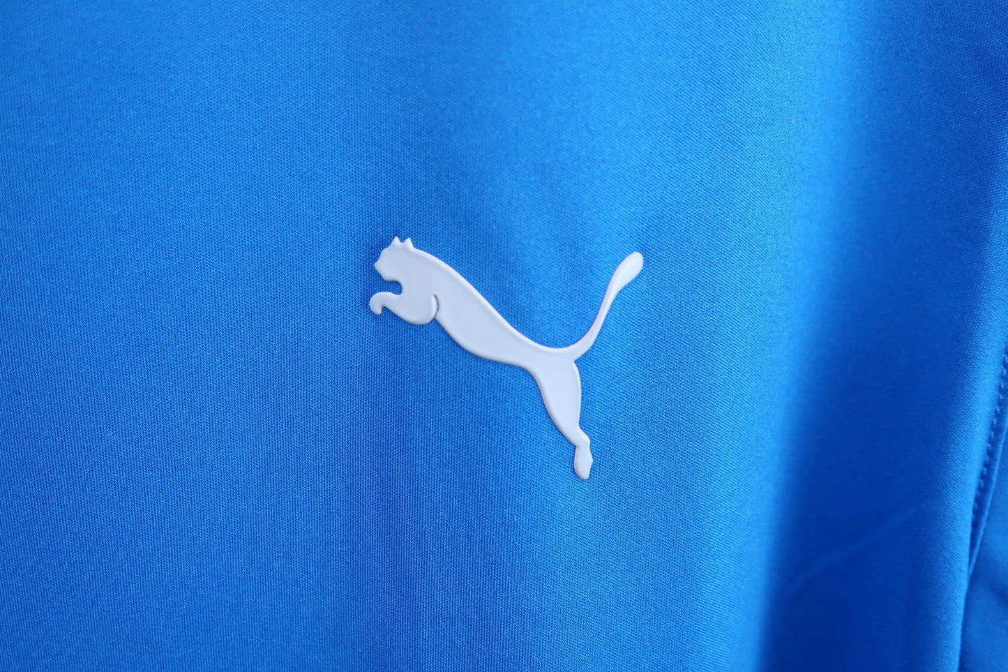 PUMA GOLF(プーマゴルフ) ポロシャツ 黒青 メンズ M A-3