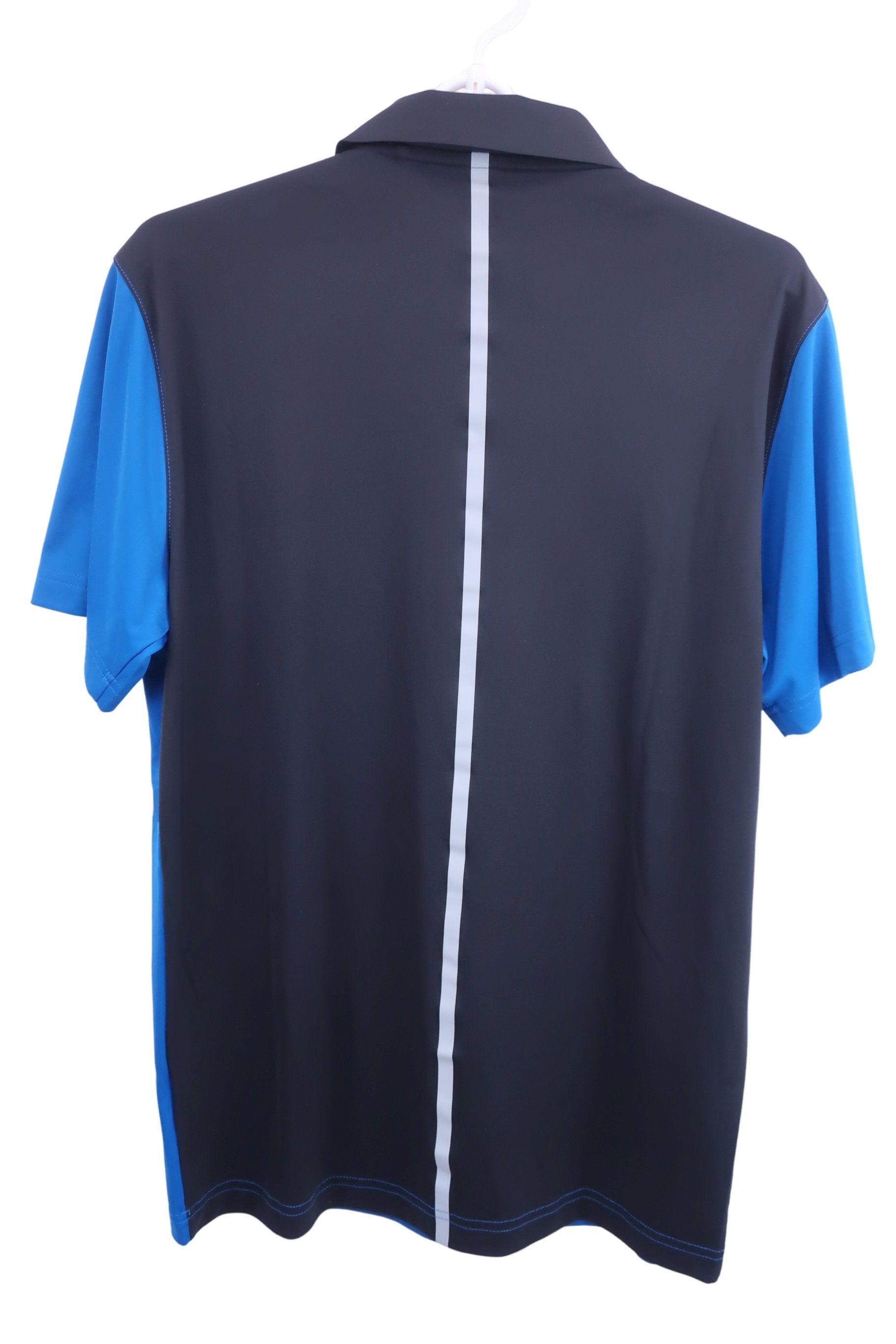 PUMA GOLF(プーマゴルフ) ポロシャツ 黒青 メンズ M A-5
