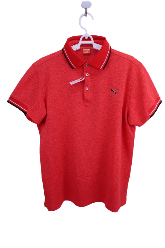 PUMA GOLF(プーマゴルフ) ポロシャツ 赤 メンズ O A-1