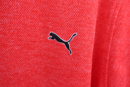 PUMA GOLF(プーマゴルフ) ポロシャツ 赤 メンズ O A-3
