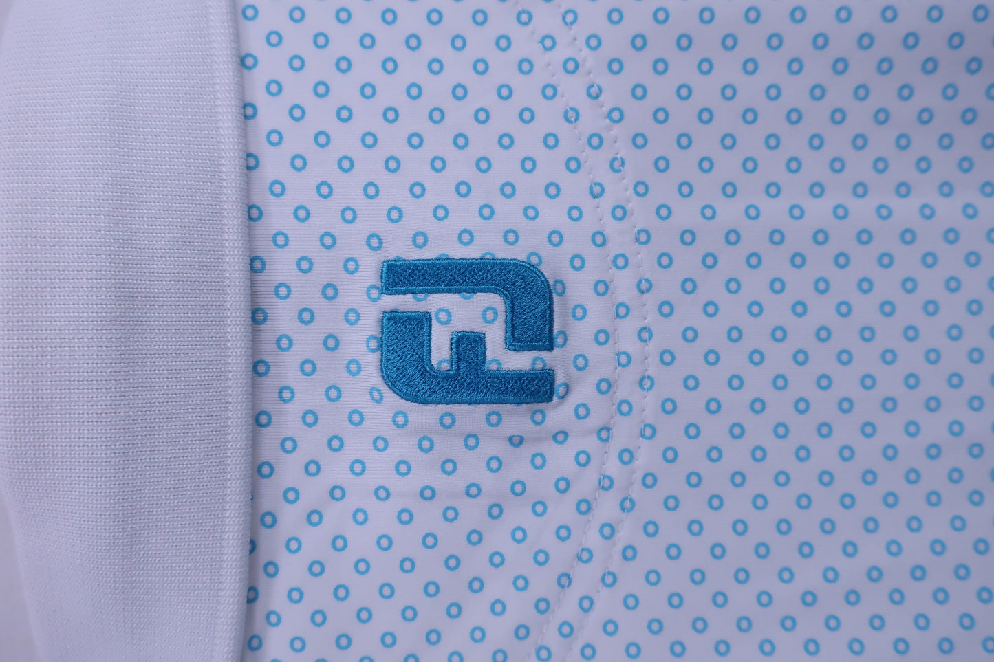 FOOTJOY(フットジョイ) ポロシャツ 白水色 メンズ L A-4