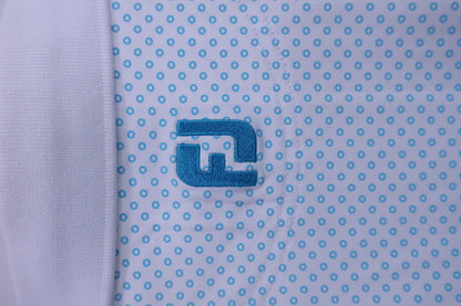 FOOTJOY(フットジョイ) ポロシャツ 白水色 メンズ L A-4