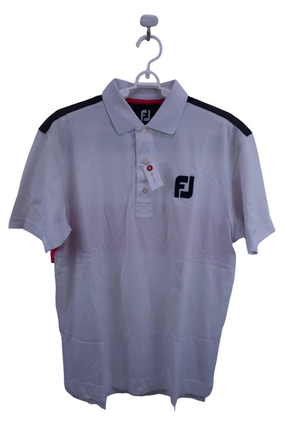 FOOTJOY(フットジョイ) ポロシャツ 白ピンク メンズ XL A-1