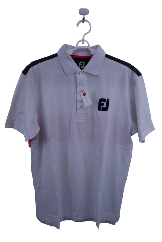 FOOTJOY(フットジョイ) ポロシャツ 白ピンク メンズ XL A-1