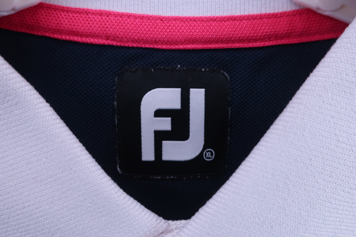 FOOTJOY(フットジョイ) ポロシャツ 白ピンク メンズ XL A-3