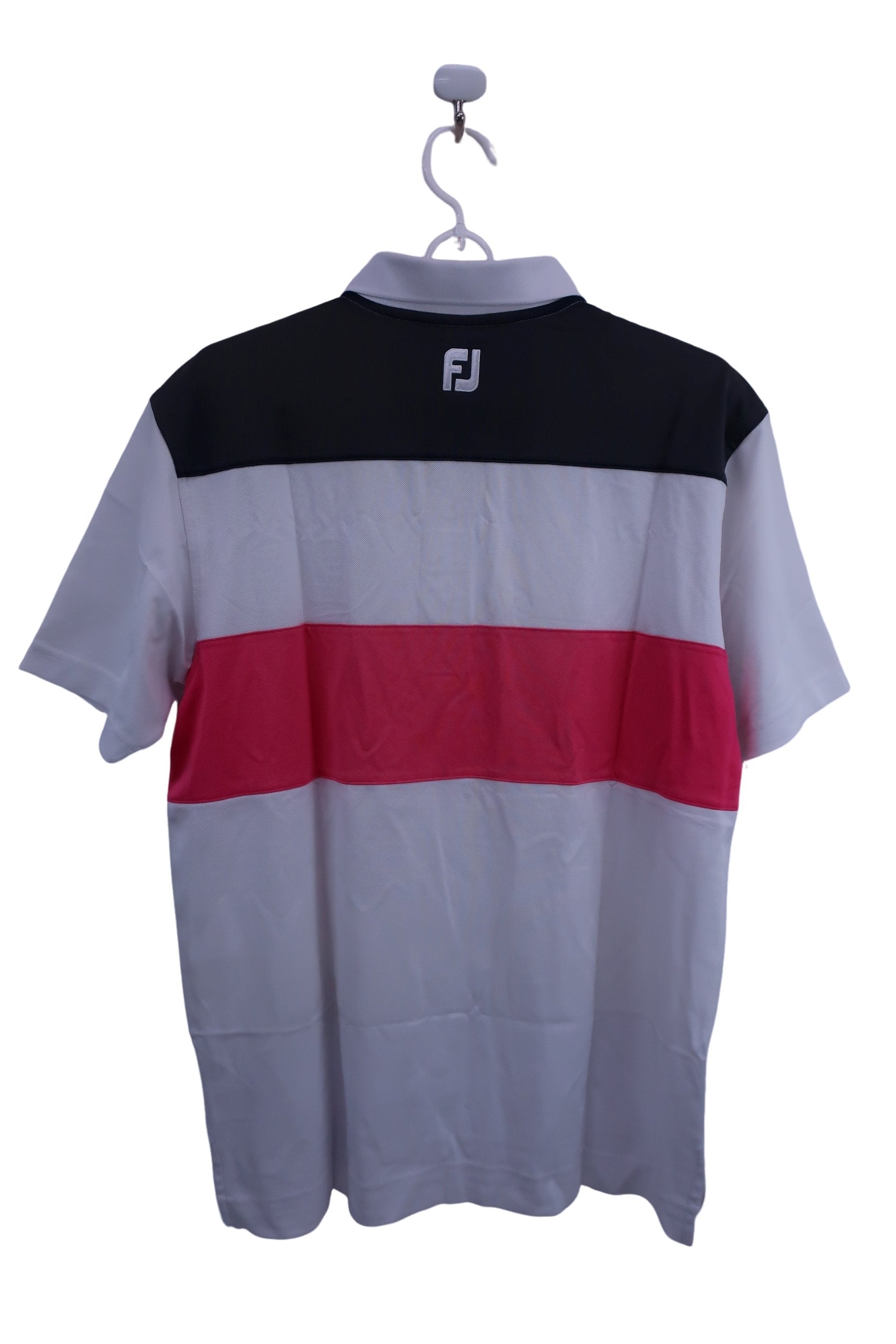 FOOTJOY(フットジョイ) ポロシャツ 白ピンク メンズ XL A-4