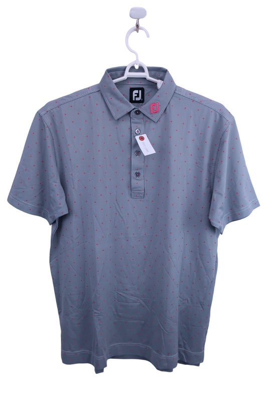 FOOTJOY(フットジョイ) ポロシャツ グレーピンク メンズ XL A-1
