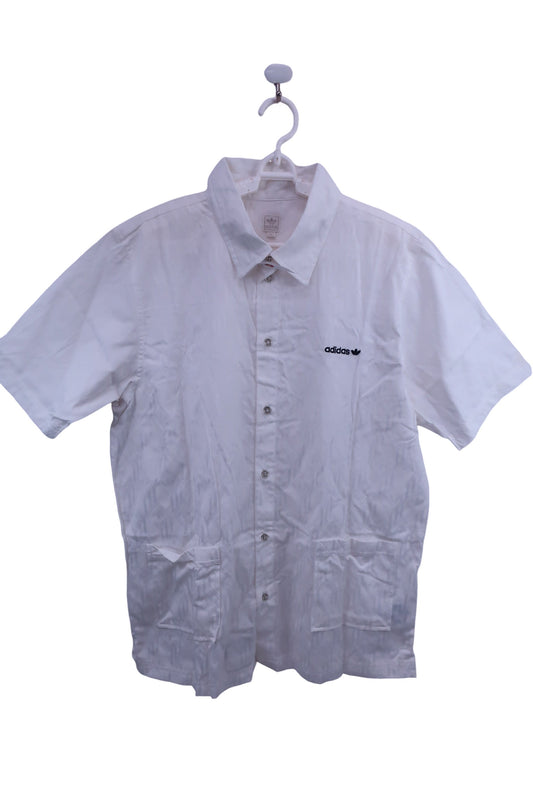 adidas(アディダス) 半袖シャツ 白 メンズ L A-1