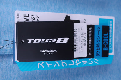 BRIDGESTONE GOLF(ブリヂストンゴルフ) ポロシャツ 水色 メンズ LL N-5