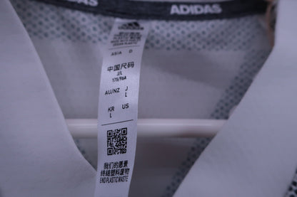 adidas(アディダス) ポロシャツ 白黒ドット柄 メンズ L N-3