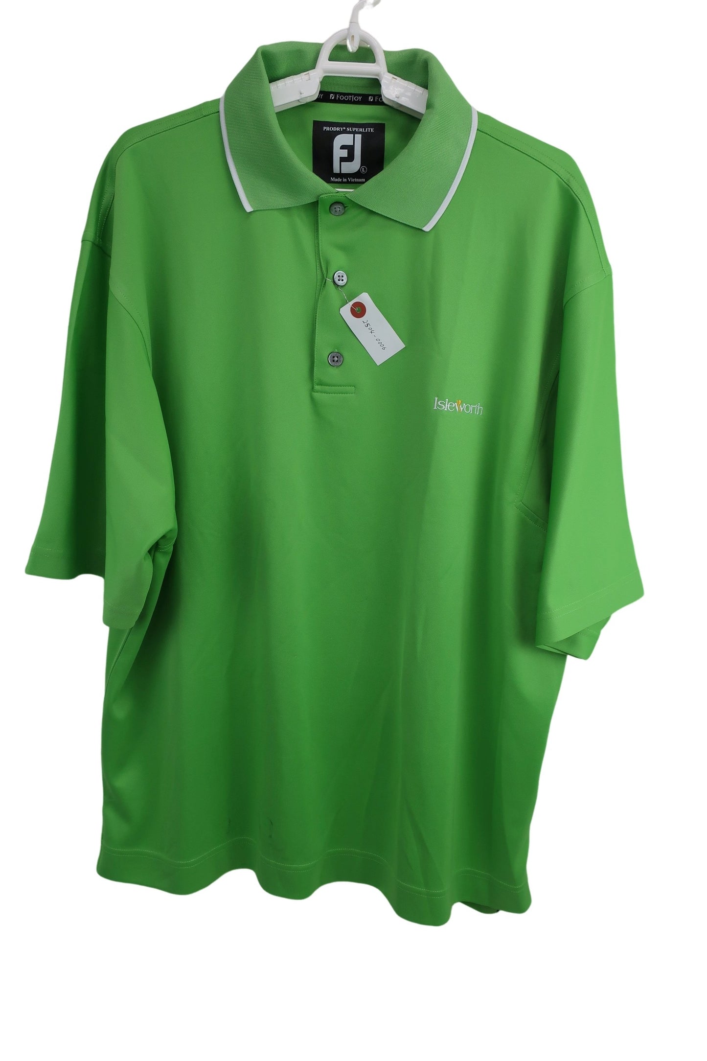FOOTJOY(フットジョイ) ポロシャツ 黄緑 メンズ L B-1