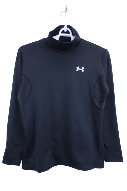 UNDER ARMOUR(アンダーアーマー) ハイネックシャツ 黒 レディース MD A-1