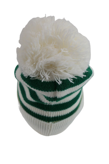 PEARLY GATES(パーリーゲイツ) ニットキャップ 白緑 レディース フリーサイズ B-4