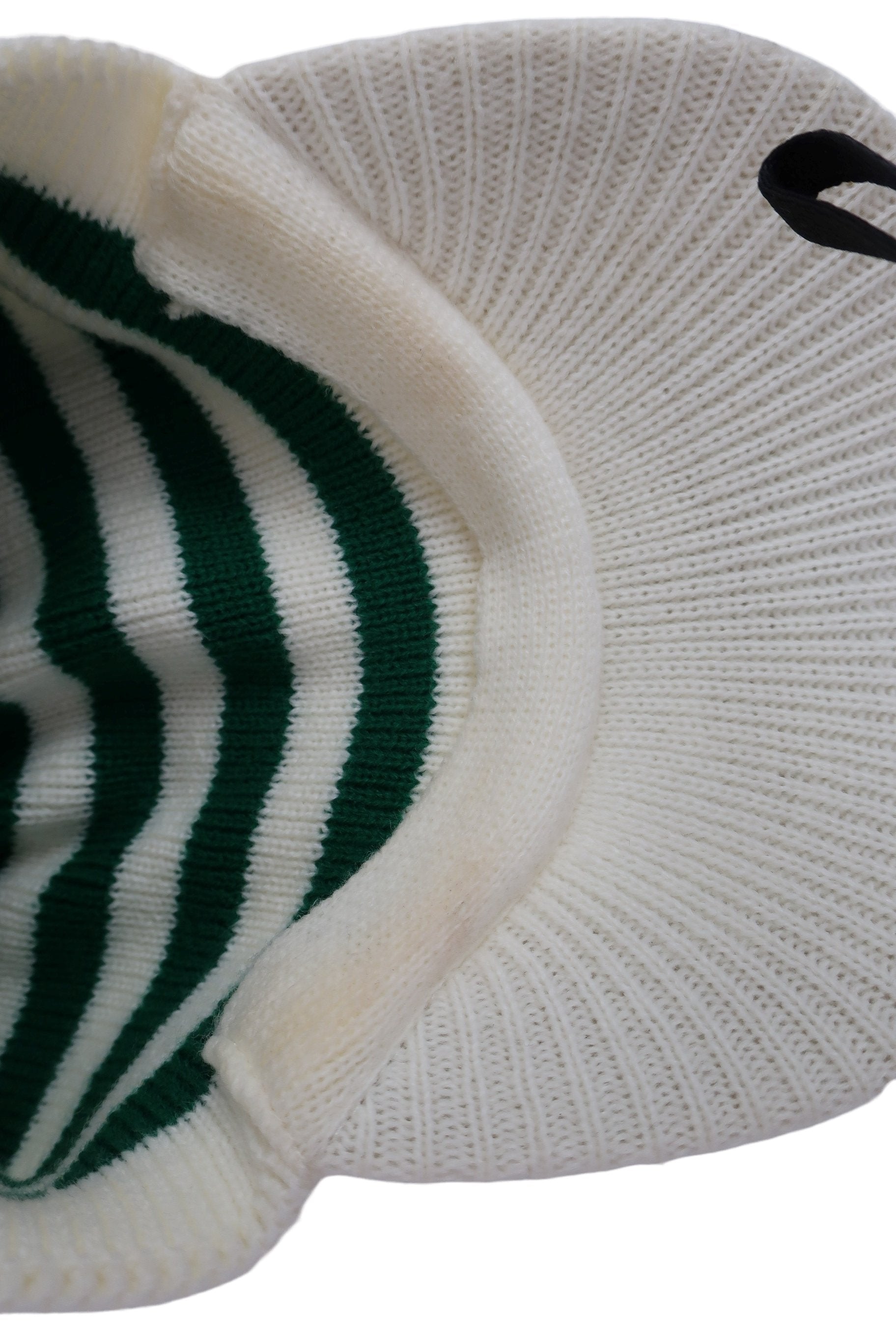 PEARLY GATES(パーリーゲイツ) ニットキャップ 白緑 レディース フリーサイズ B-7