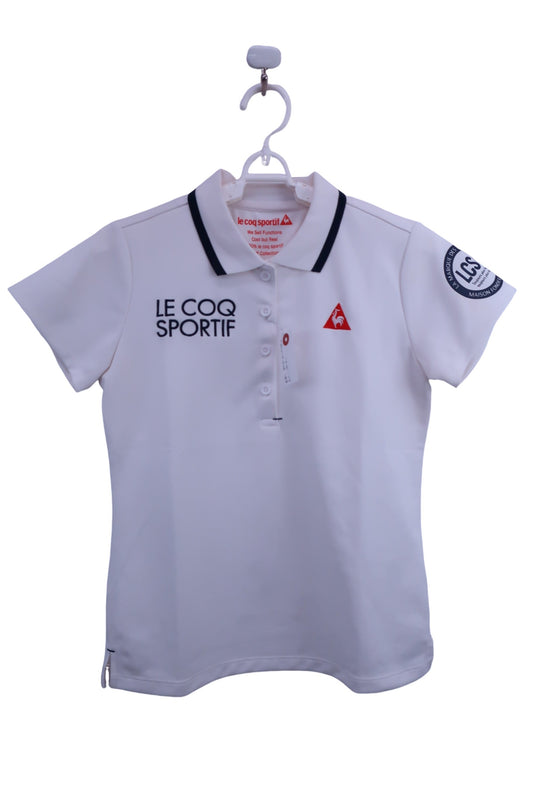 le coq sportif(ルコックスポルティフ) ポロシャツ 白 レディース M A-1