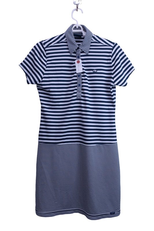 FIDRA(フィドラ) ワンピース(インナーパンツ付) 白ネイビーボーダー レディース L A-1