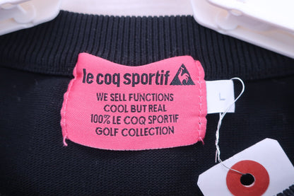 le coq sportif(ルコックスポルティフ) トレーナー 黒 レディース L A-3