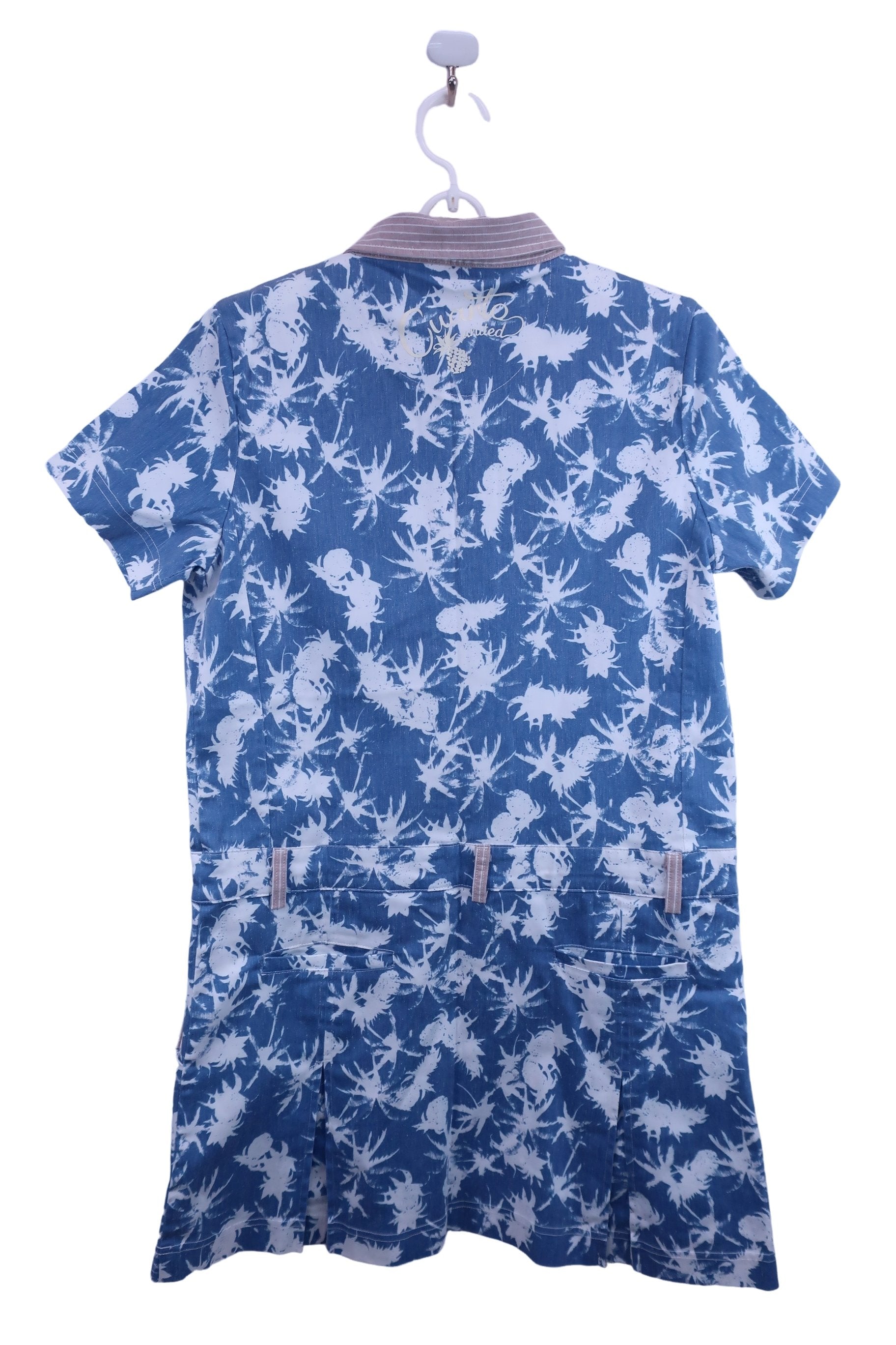 Cuarto UNITED(クアルトユナイテッド) ワンピース 水色 レディース L A-4