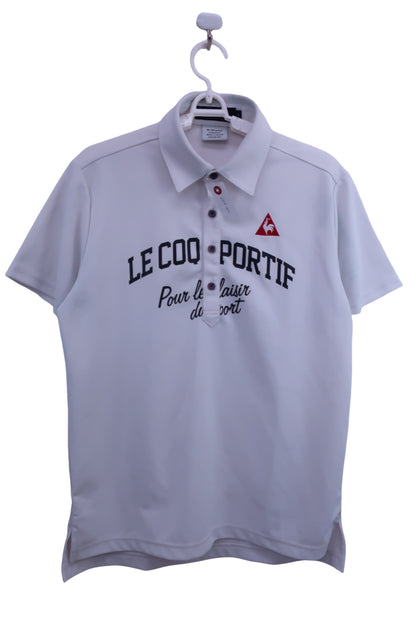 le coq sportif(ルコックスポルティフ) ポロシャツ 白 メンズ L A-1