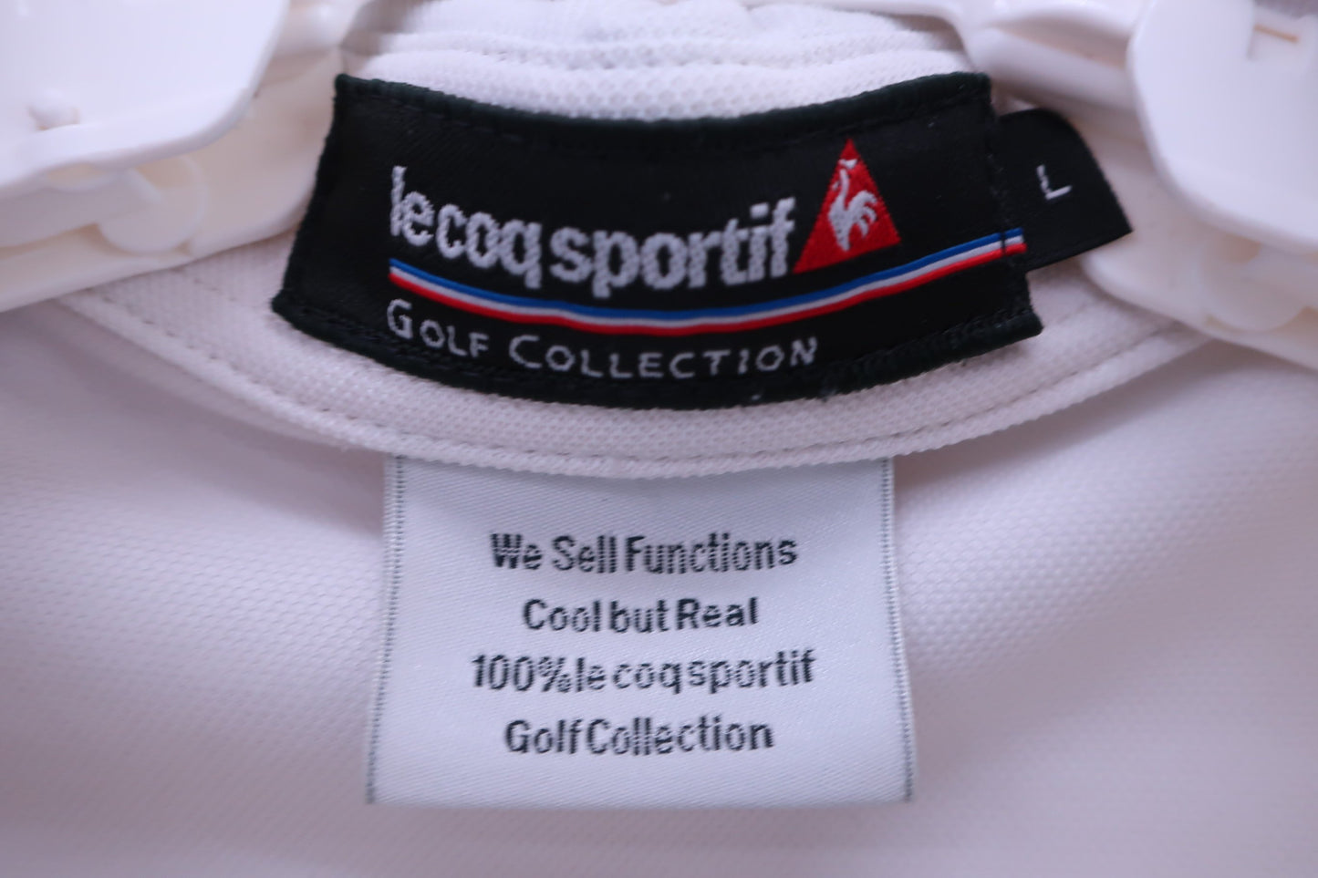 le coq sportif(ルコックスポルティフ) ポロシャツ 白 メンズ L A-4