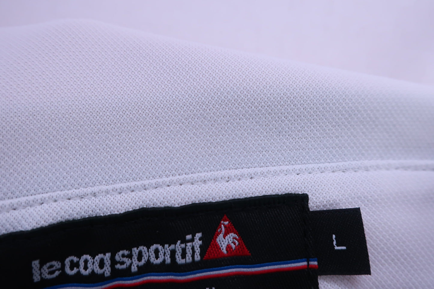 le coq sportif(ルコックスポルティフ) ポロシャツ 白 メンズ L A-5