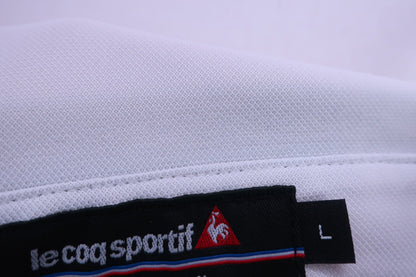 le coq sportif(ルコックスポルティフ) ポロシャツ 白 メンズ L A-5