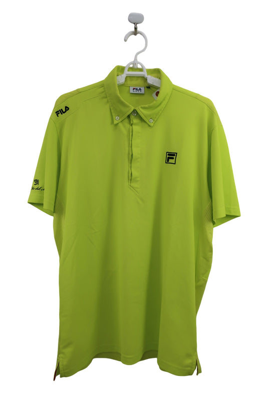 FILA GOLF(フィラゴルフ) ポロシャツ イエロー メンズ LL A-1