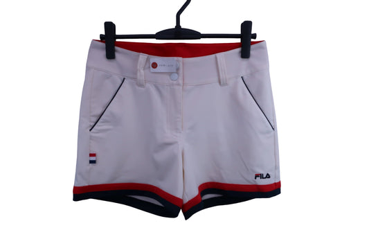 FILA GOLF(フィラゴルフ) ショートパンツ 白 レディース L A-1