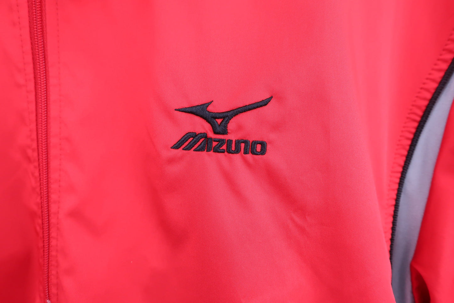 MIZUNO(ミズノ) 半袖ハーフジップスニード 赤 メンズ L A-2