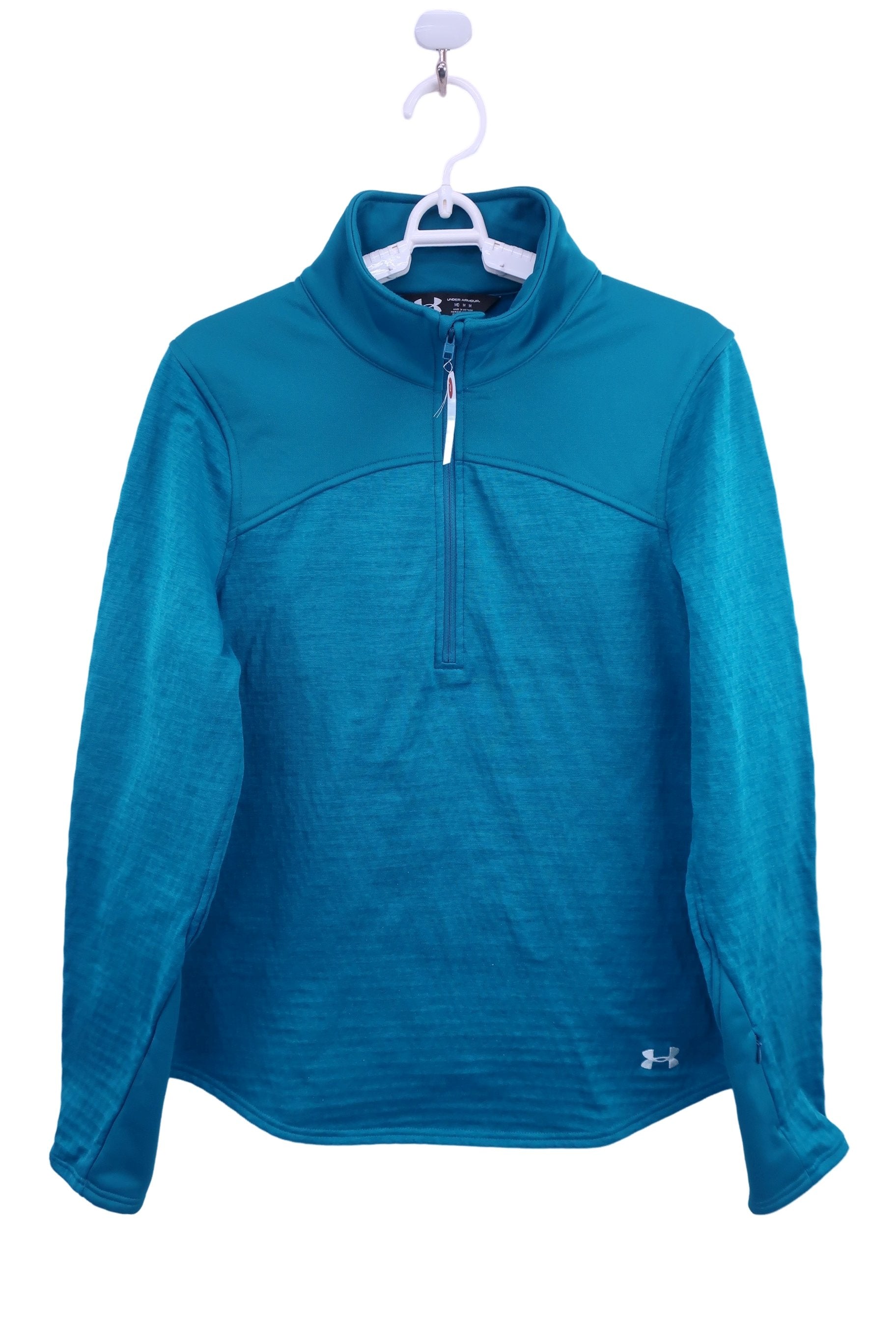 UNDER ARMOUR(アンダーアーマー) ハーフジップシャツ ターコイズブルー メンズ M A-1