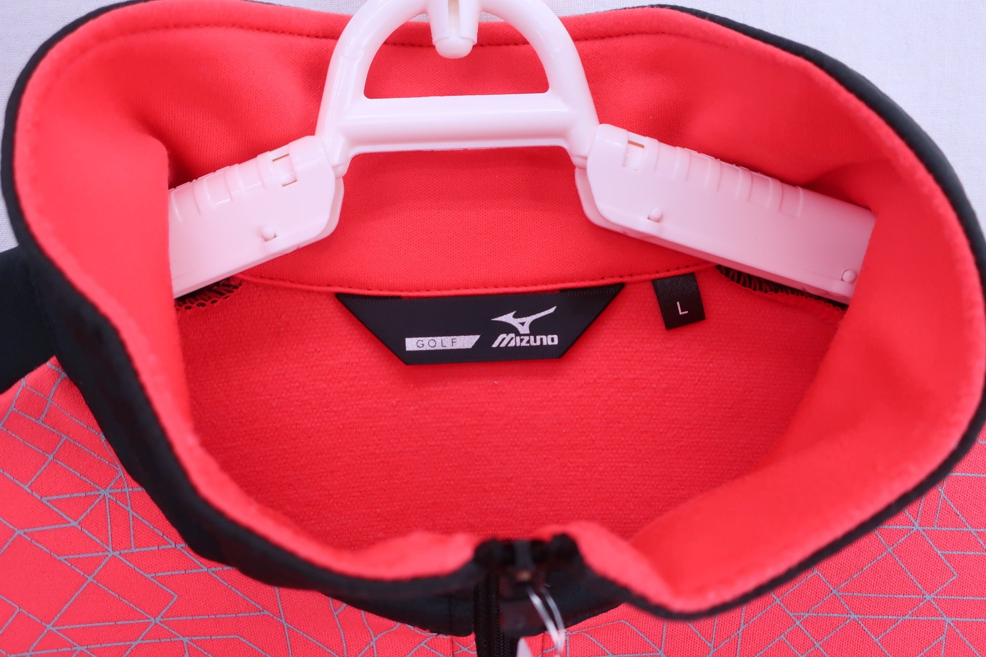 MIZUNO(ミズノ) ハーフジップシャツ 黒赤 メンズ L A-3