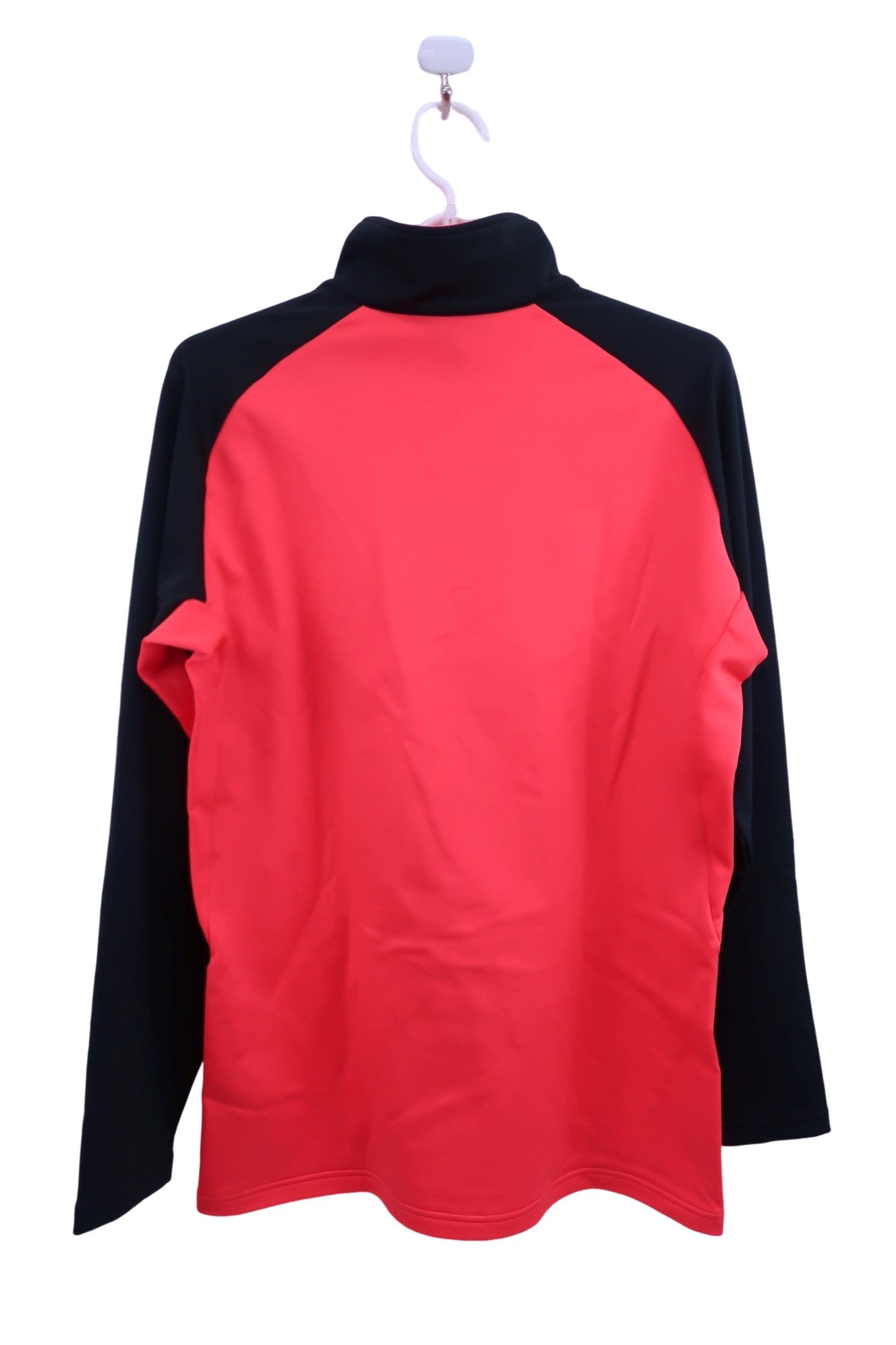 MIZUNO(ミズノ) ハーフジップシャツ 黒赤 メンズ L A-4