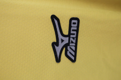 MIZUNO(ミズノ) 半袖ハーフジップシャツ 黄色 メンズ L A-2